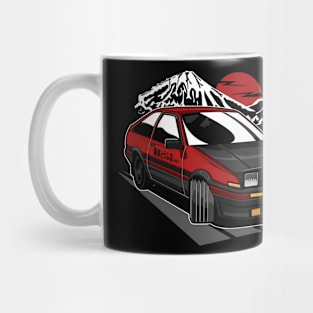 red  ae86 hachiroku Mug